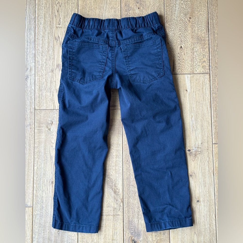 Cat & Jack Stretch Straight Fit Pull-On Pants Navy size 4 - Picture 5 of 6